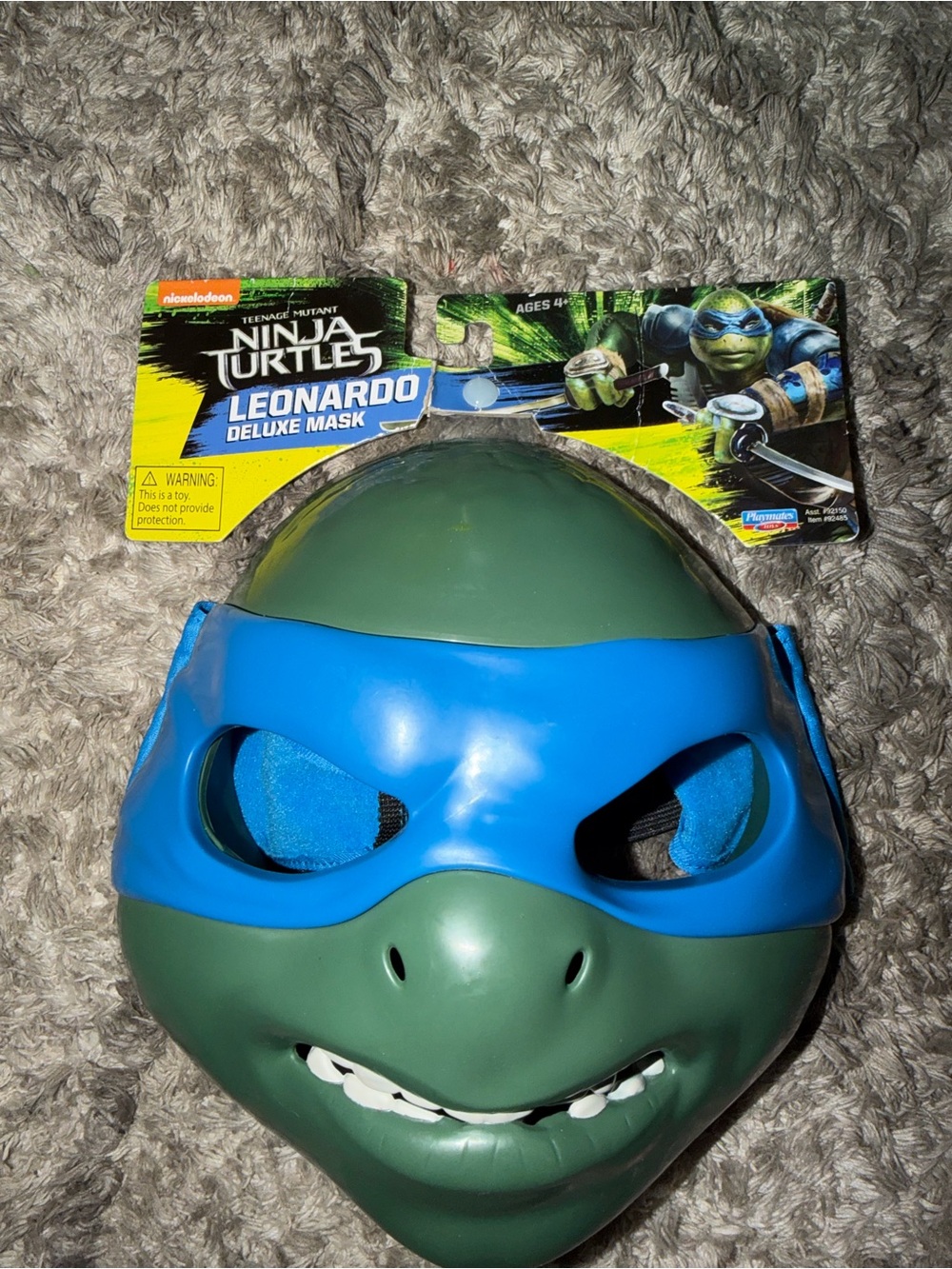 Teenage Mutant Ninja Turtles Leonardo Blue Deluxe Kids Mask
